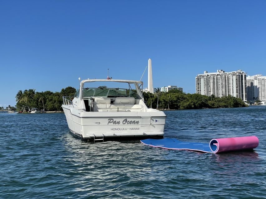 Miami: Private Yacht Rental Tour With Champagne and Snorkel - Key Points