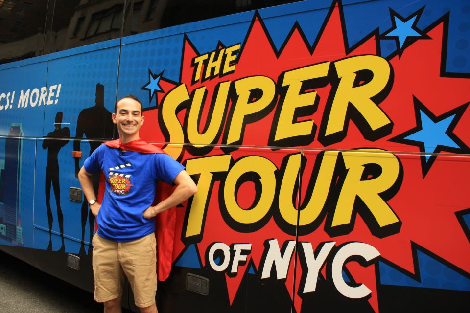 NYC: Bus Tour to Superhero Film Locations - Key Points