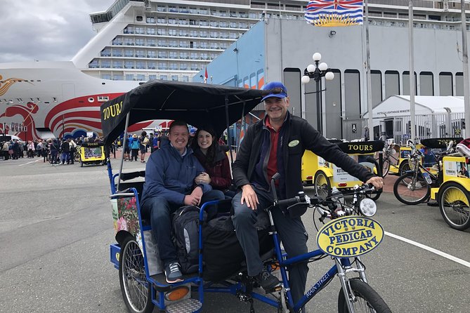 Pedicab Tour of Victoria From Cruise Ship Terminal - Key Points