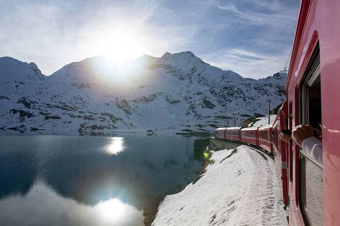 Swiss Alps Bernina Red Train and St.Moritz Tour From Milan - Key Points