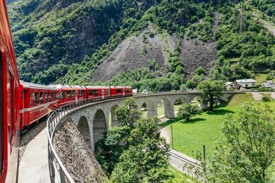 Tirano to St. Moritz: Bernina Red Train Return Day-Ticket - Key Points