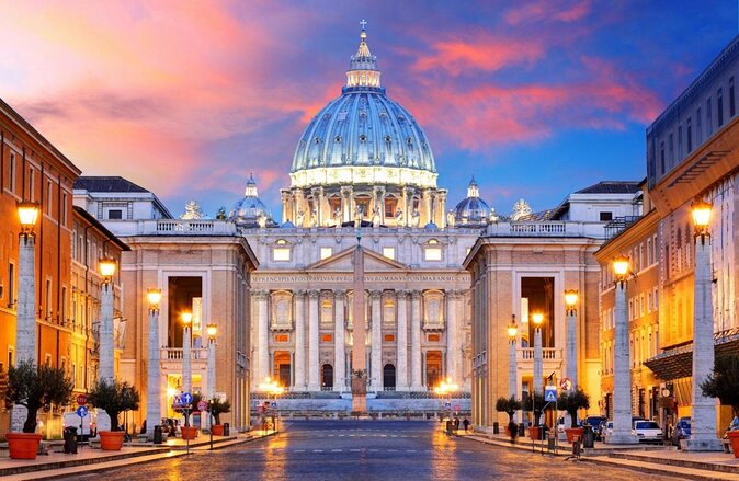 Tour of St Peters Basilica With Dome Climb and Grottoes in a Small Group - Key Points