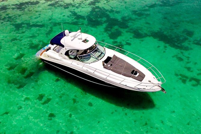 5-Hour Private 40 Yacht Tour to In-Ha Reef With Open Bar, Food & Snorkel