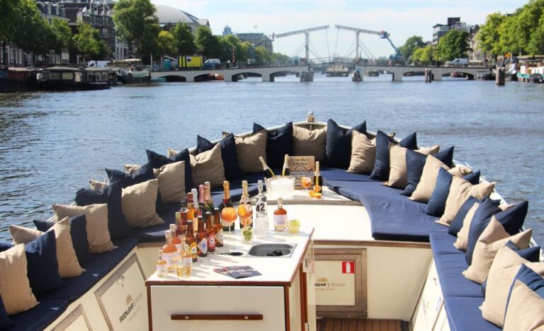 Amsterdam: Luxury Cruise With Beer, Wine, & Cocktail Option