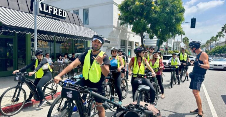 Beverly Hills: Movie Star Homes LA Sightseeing Tour on Ebike