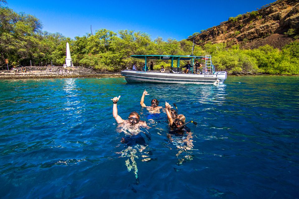 Big Island: Kona Half-Day Boat Tour With Snorkeling & Lunch - Booking Information