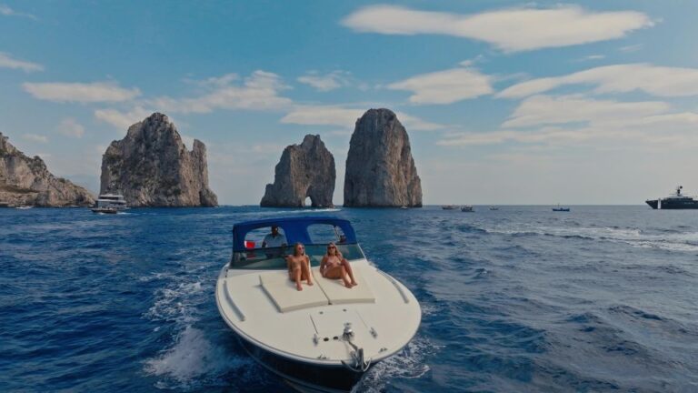 Capri Private Boat Tour: Free Bar, Snack and Extra Included