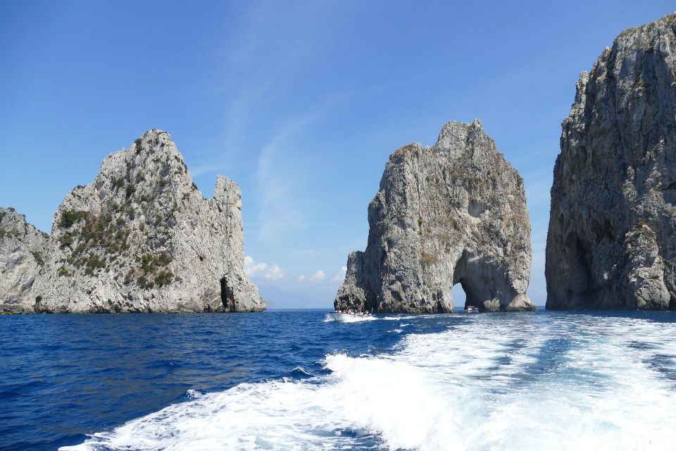 Capri Private Boat Tour From Sorrento on Tornado 38 - Boat Tour Details