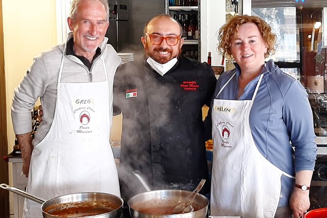 Cooking Class Taormina With Local Food Market Tour