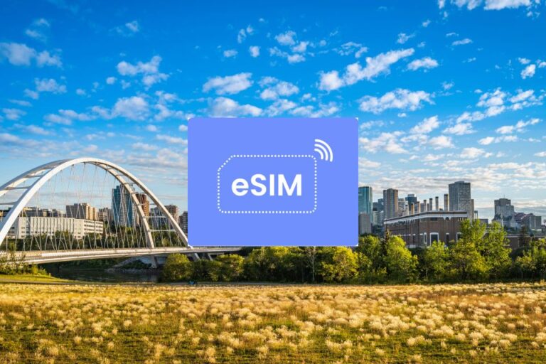 Edmonton: Canada Esim Roaming Mobile Data Plan