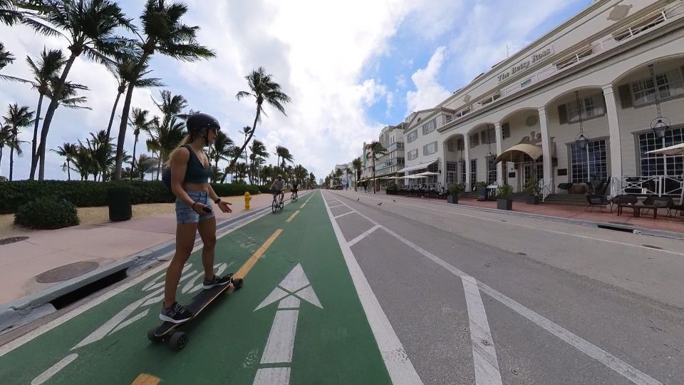 Electric Skateboarding Tours Miami Beach With Video - Tour Duration and Cancellation Policy