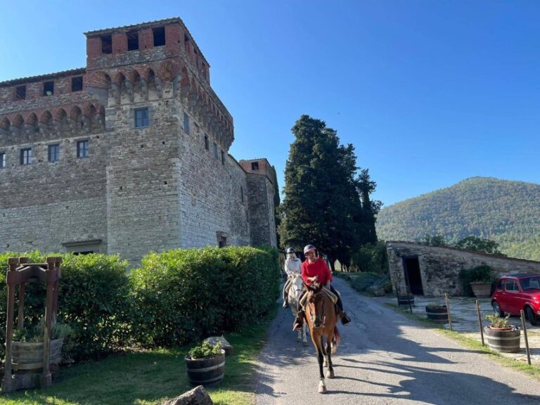 Florence: Private Horseback Tour With Wine Tasting and Lunch