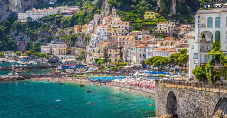 From Naples: Pompeii and Amalfi Coast Full-Day Private Tour
