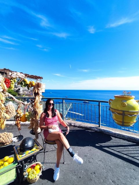 From Sorrento: Amalfi Coast Private Tour Sea and Land