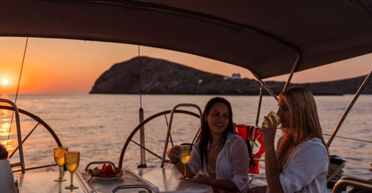Heraklion: Sunset Sailing Cruise Dia Island With Snorkeling