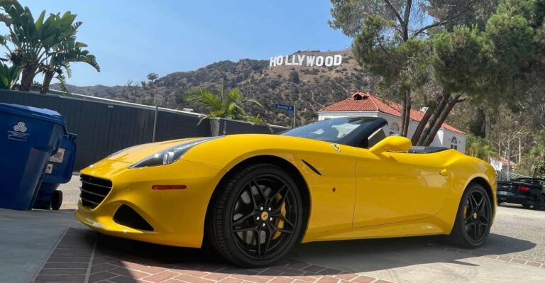 Hollywood Sign 50 Min Ferrari Driving Tour