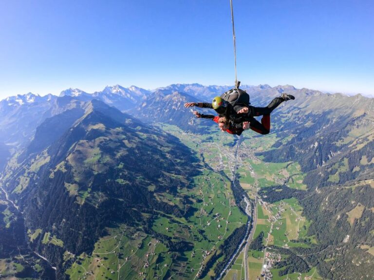 Interlaken: Airplane Skydiving Over the Swiss Alps