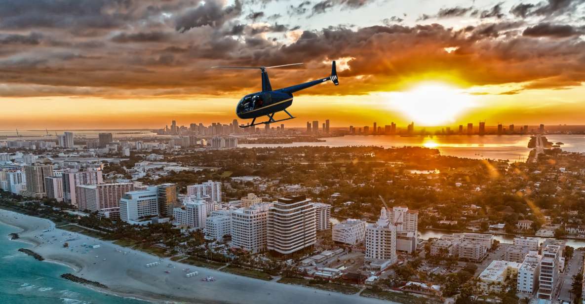 Miami: Private Sunset Helicopter Tour - Tour Highlights