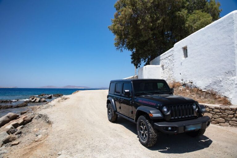 Mykonos: Private Authentic Tour With 4×4 Jeep