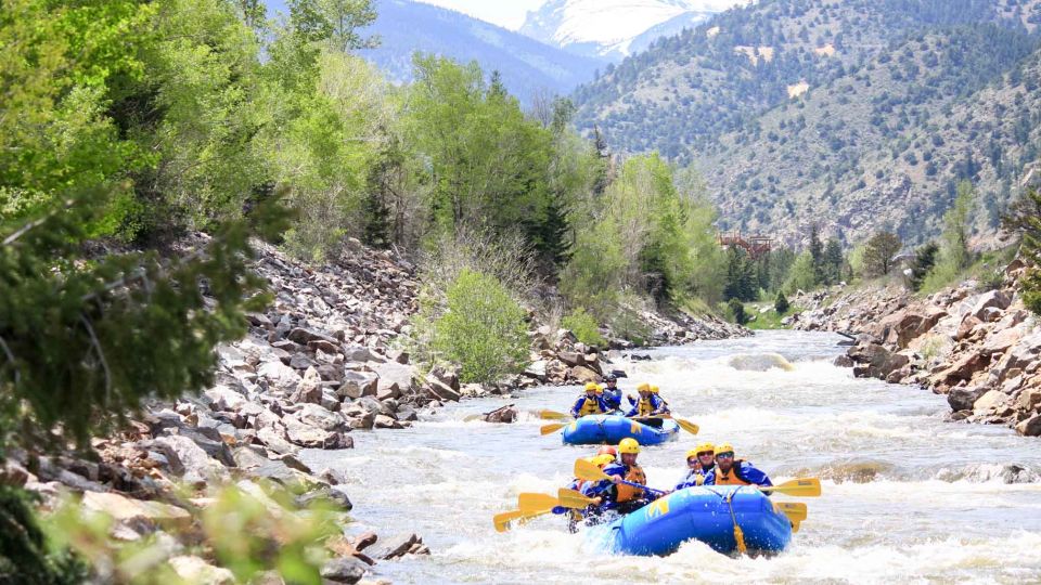 Near Denver: Clear Creek Intermediate Whitewater Rafting - Activity Duration and Language