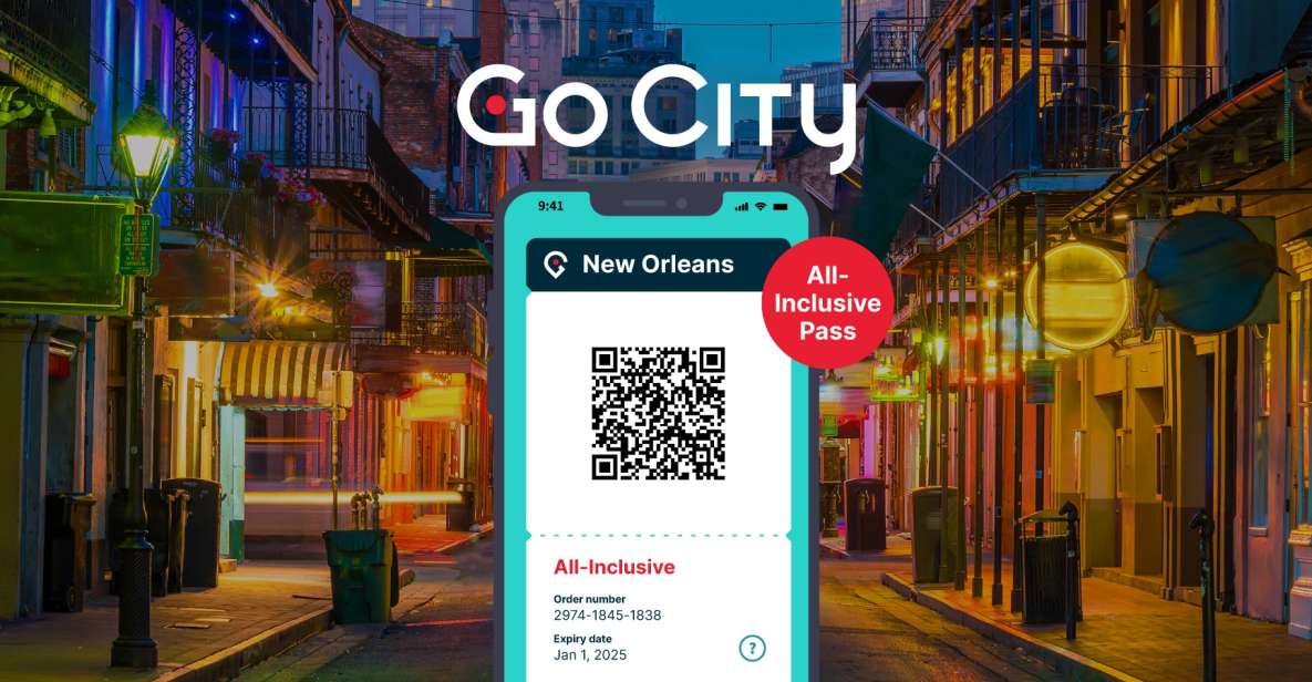 New Orleans: Go City All-Inclusive Pass With 15 Attractions - Key Booking Details