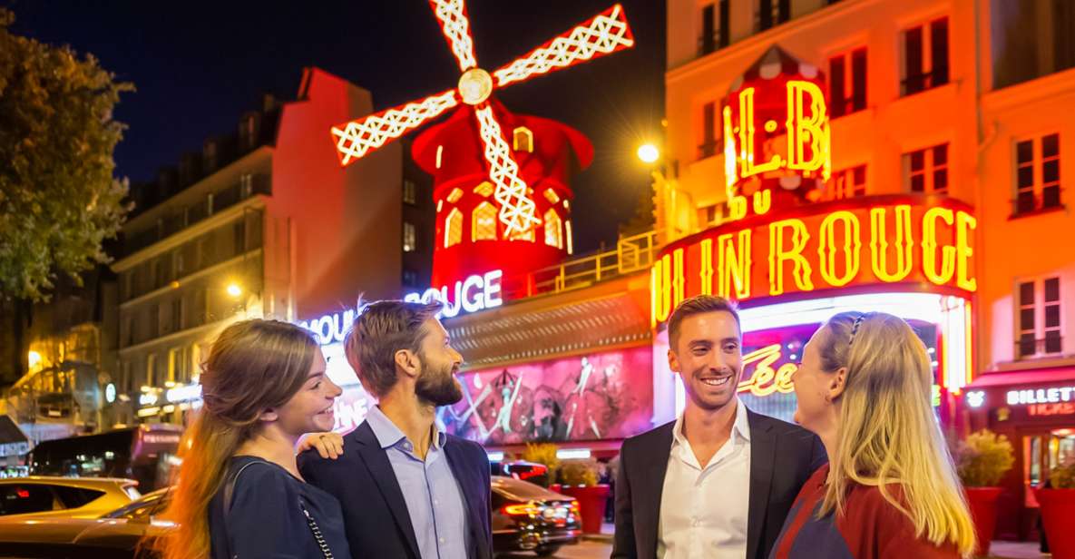 Paris: Evening Sightseeing Tour and Moulin Rouge Show - Booking Details and Flexibility Options