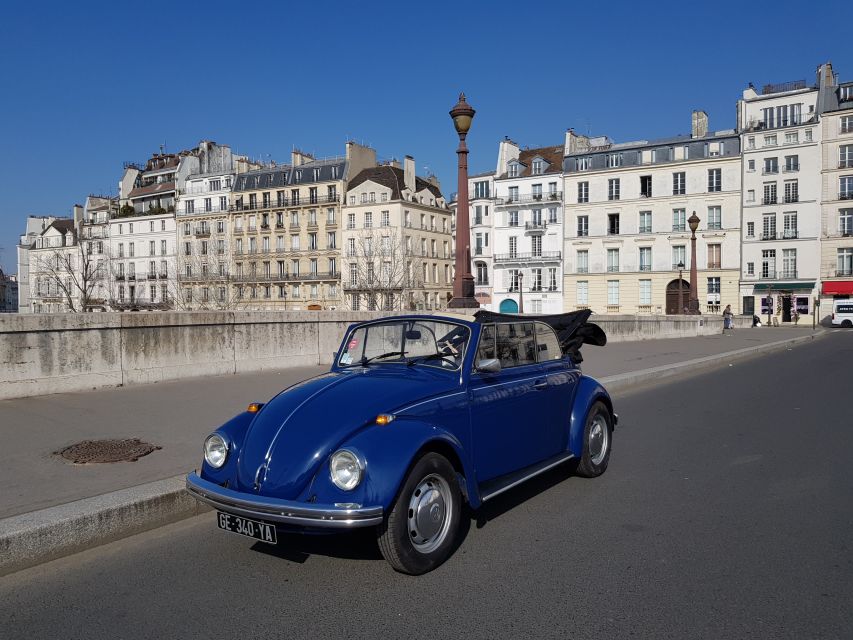 Paris: Private Guided City Tour by Classic Convertible Car - Tour Duration & Experience Highlights