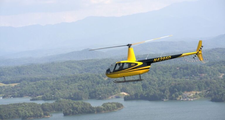 Pigeon Forge: French Broad River and Lake Helicopter Trip