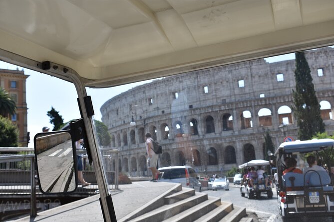 Private Rome Golf Cart Tour With Guided Tour Inside Colosseum