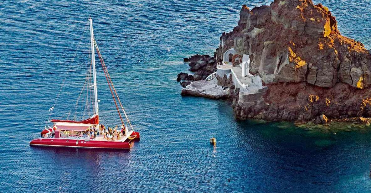 Santorini: Cruise Catamaran With BBQ & Drinks Day of Sunset - Activity Details