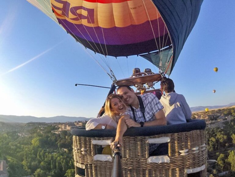 Segovia: Hot-Air Balloon Flight With Optional 3-Course Lunch
