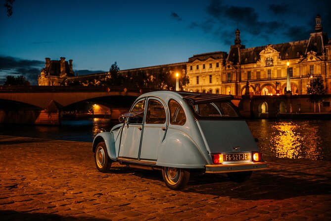 2-hour Private Night Ride in a Citroën 2CV in Paris - Pricing and Booking Information