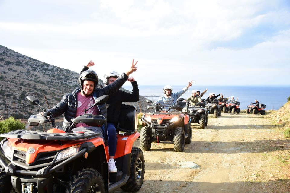 Agia Pelagia: Sunset Quad Trip With Local Products Tasting - Highlights