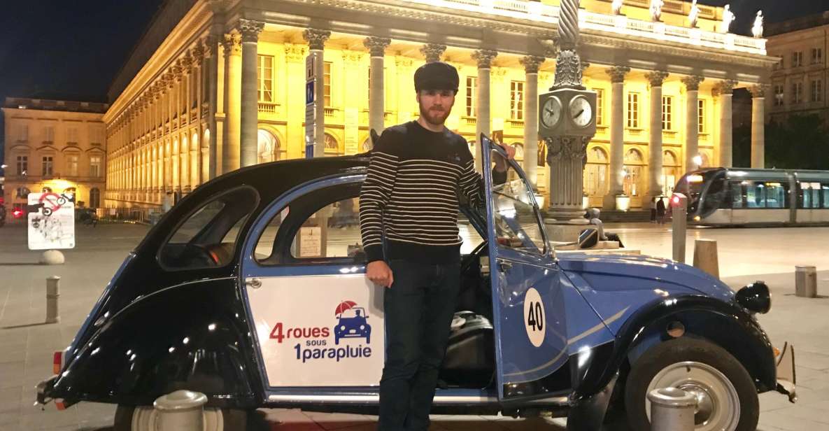 Bordeaux by Night: Private Tour in a Citroën 2CV - Booking Information