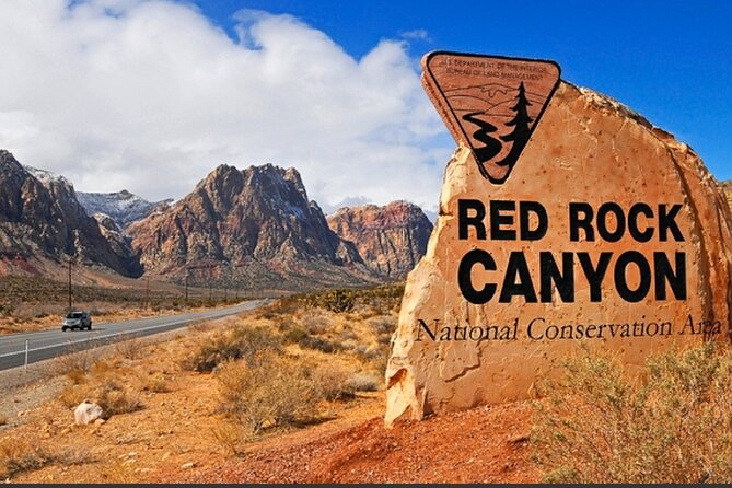 California Desert, Red Rock Sign and Seven Magic Mts - Logistics Information