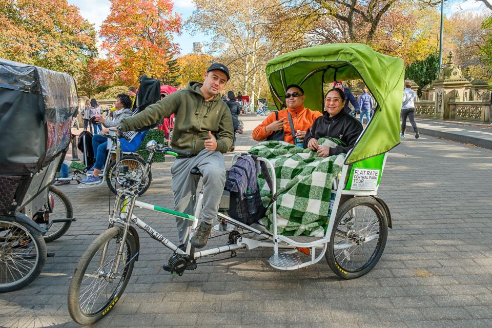 Central Park Pedicab Guided Tour - Duration and Cancellation Policy