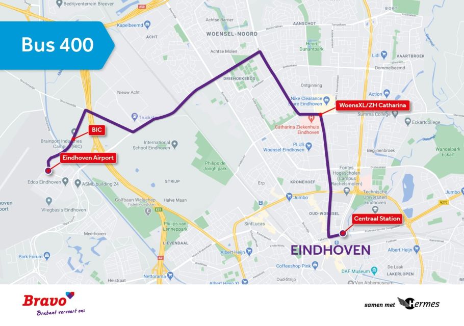 Eindhoven: Airport Express Bus to or From City Center - Service Features