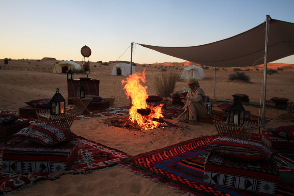 From Douz: Overnight Safari in Tunisian Sahara Desert - Duration and Pickup