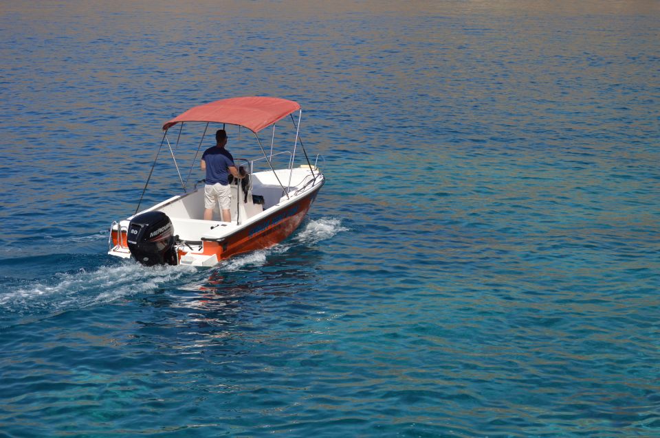 From Hora Sfakion: Private Boat Rental for Day Cruising - Host and Highlights