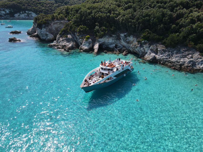 From Lefkimmi: Paxos, Antipaxos & Blue Caves Speedboat Tour - Pricing and Duration Information