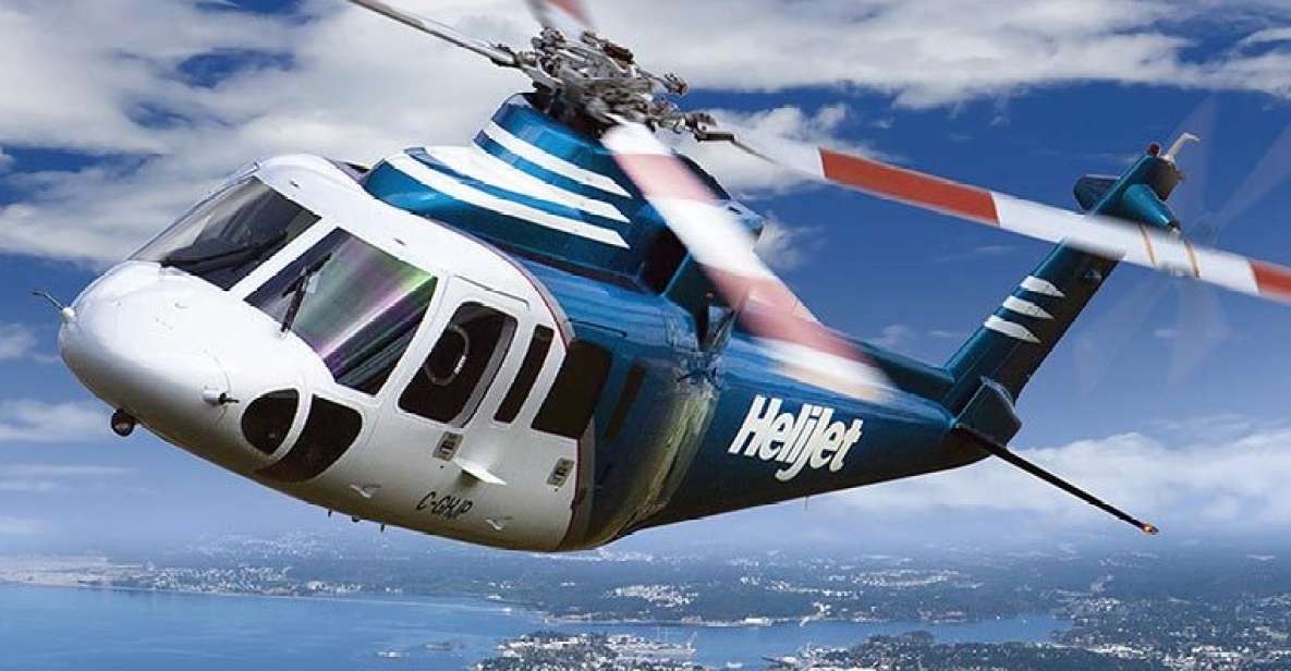 From Vancouver: Victoria Tour by Helicopter and Seaplane - Inclusions and Restrictions