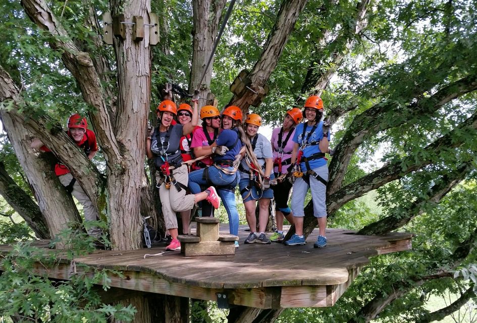 Lexington: Fully Guided Zipline Canopy Tour - Pricing Information
