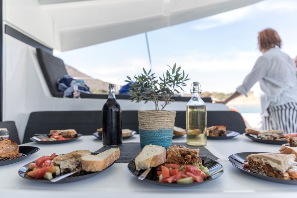 Naxos: Catamaran Cruise With Swim Stops, Food, and Drinks - Booking Details