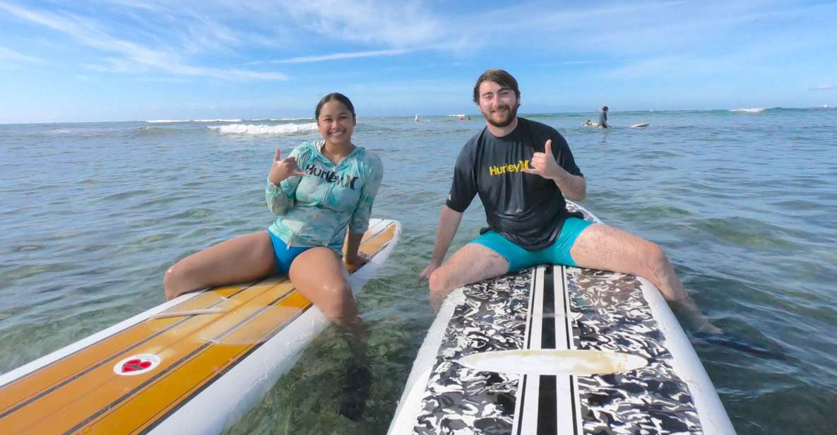 Oahu: Surfing Lessons for 2 People - Lesson Description and Water Time