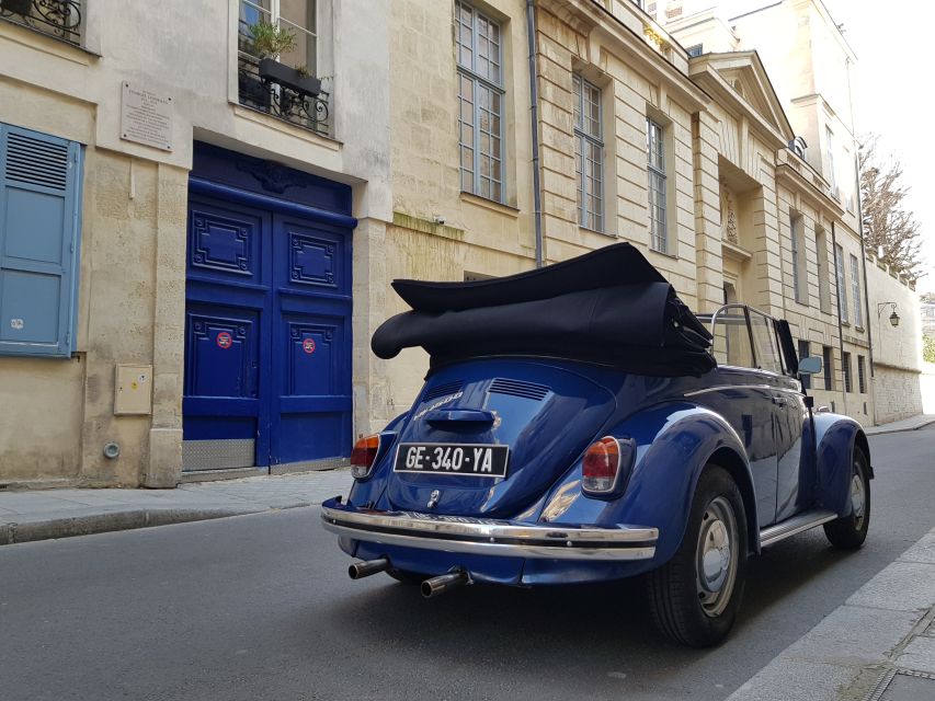 Paris: Private Guided City Tour by Classic Convertible Car - Full Tour Description & Highlights