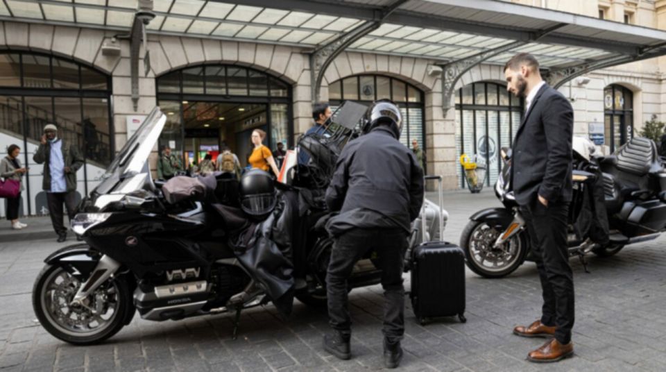 Paris: Private Motorcycle Taxi Orly - Paris - Activity Inclusions