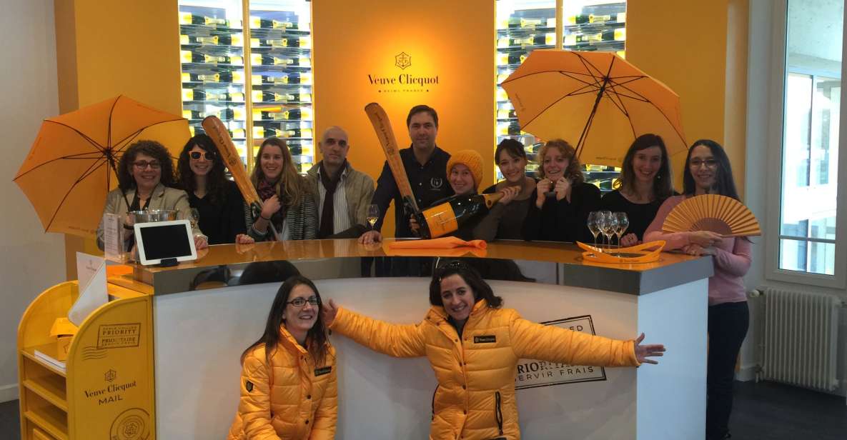 Reims/Epernay: Private Veuve Clicquot Champagne Tasting Tour - Activity Details