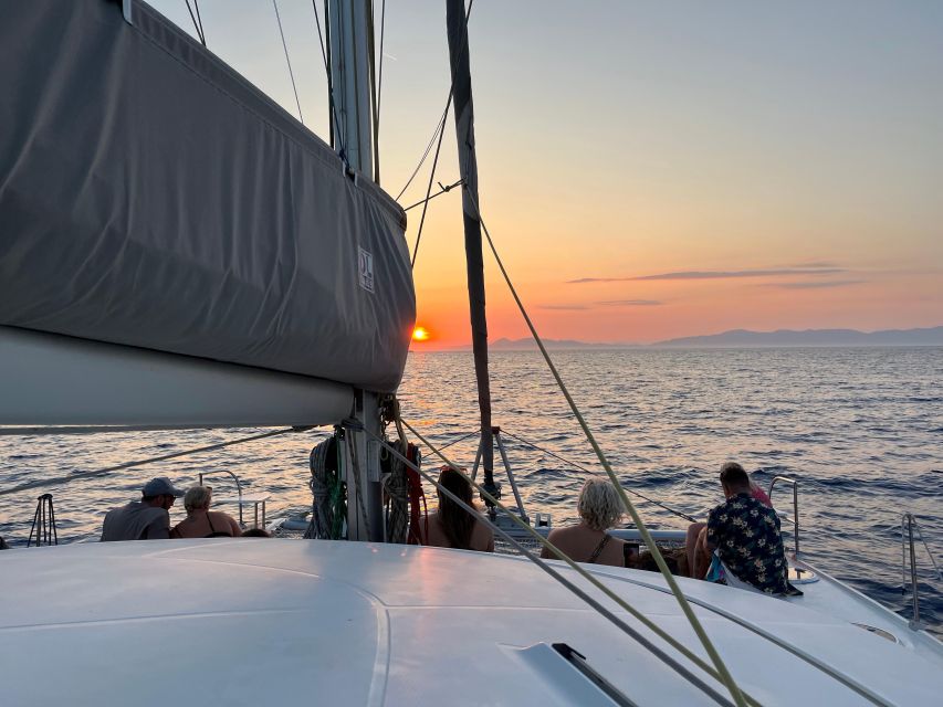 Rhodes: Sunset Sailing Catamaran Cruise - Dinner and Drinks - Itinerary