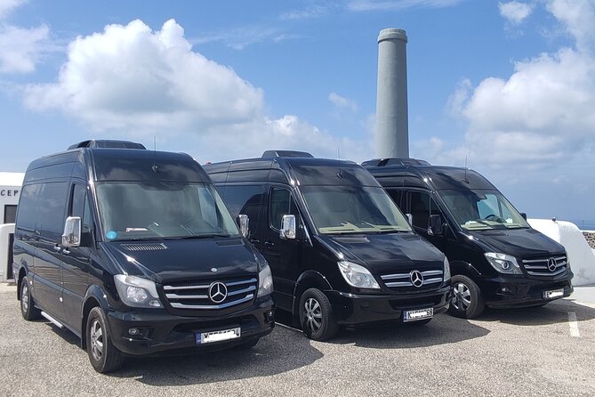 Santorini Island Private Transfer Service for up to Eight - Additional Information