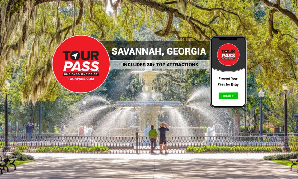Savannah: Full Admission Tour Pass for 30+ Tours - Tour Pass Options